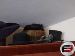 MANNEQUIN, ANTIQUE CLOTHES & HATS