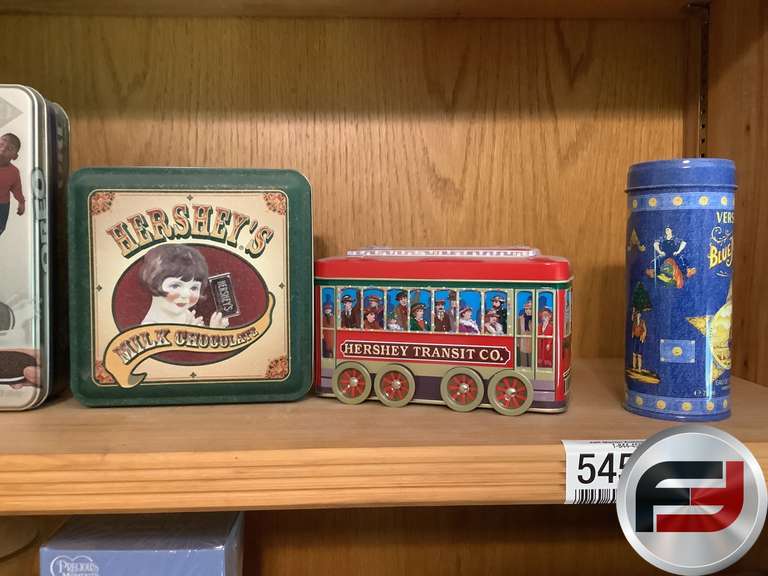COLLECTOR TINS, COCA-COLA, OREO, HERSHEY’S, ETC.