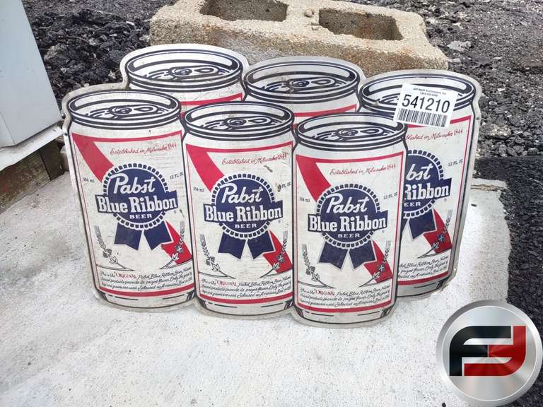 PABST BLUE RIBBON TIN SIGN