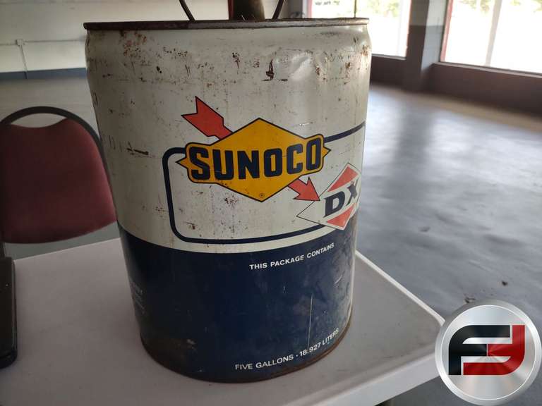 VINTAGE SUNOCO DX 5 GALLON BUCKET