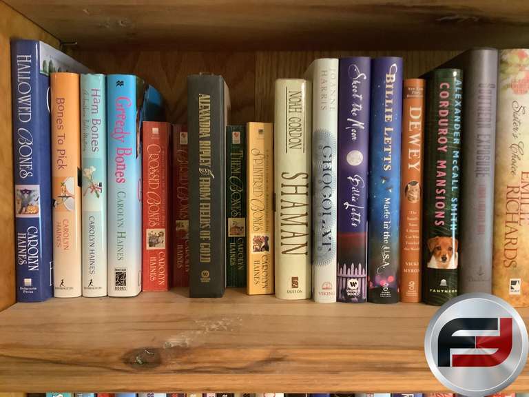 COMPLETE SHELF OF BOOKS OF VARIOUS AUTHORS