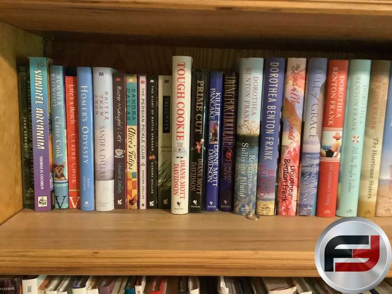 COMPLETE SHELF OF BOOKS OF VARIOUS AUTHORS