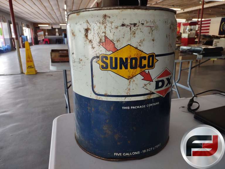 VINTAGE SUNOCO DX 5 GALLON BUCKET