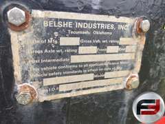 1997 BELSHE EQUIPMENT TRAILER 8'X20' VIN: 16JF01820V1029429