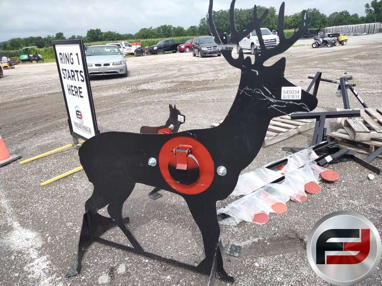 3/8" AR500 STEEL DEER TARGET