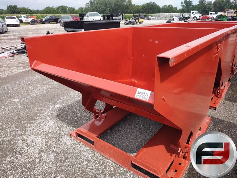 UNUSED STANDARD DUTY 2 CY CAPACITY DUMPING HOPPER