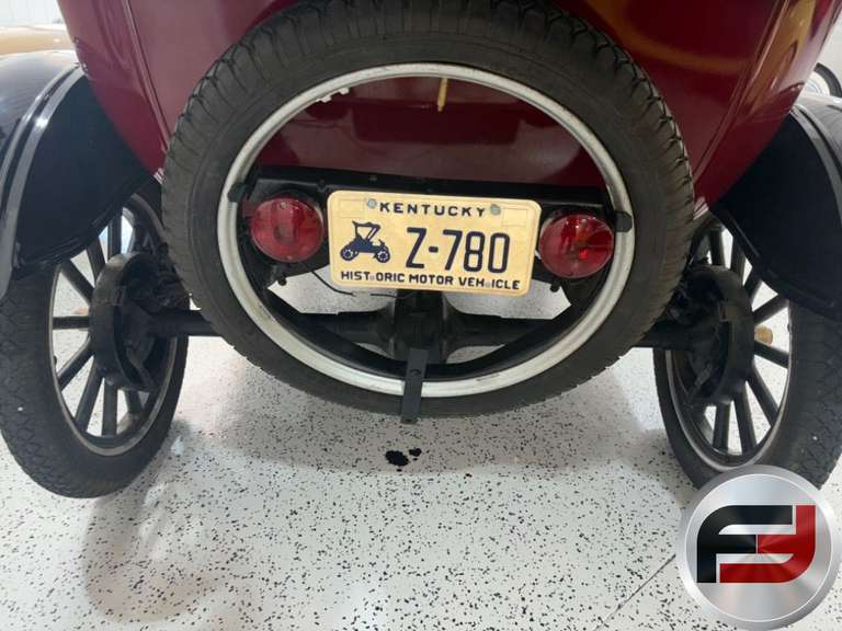 1923 FORD MODEL T VIN: 8250172 CONVERTIBLE TOURING CAR