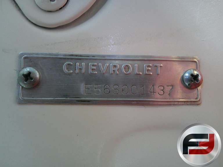 1956 CHEVROLET CORVETTE VIN: E56S001437