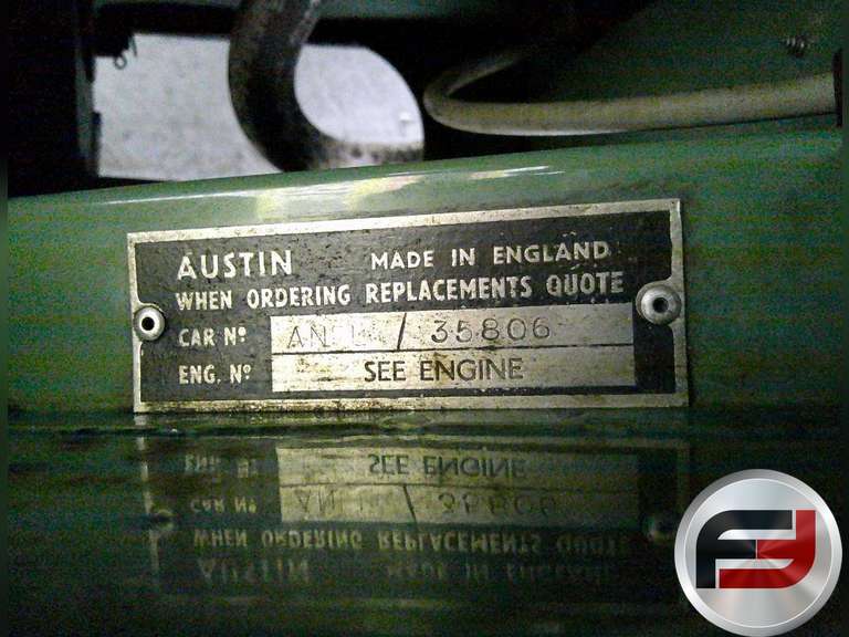 1960 AUSTIN HEALEY BUGEYE SPRITE VIN: AN5L35806 CONVERTIBLE