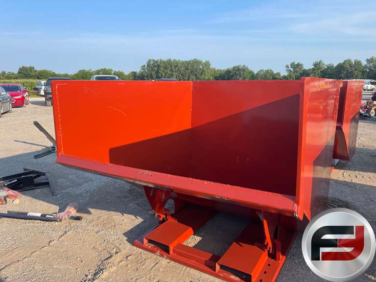 STANDARD DUTY 3 CY CAPACITY DUMPING HOPPER