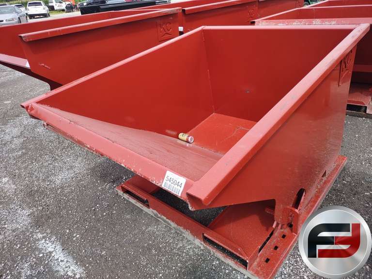 UNUSED STANDARD DUTY 1.5 CY CAPACITY DUMPING HOPPER
