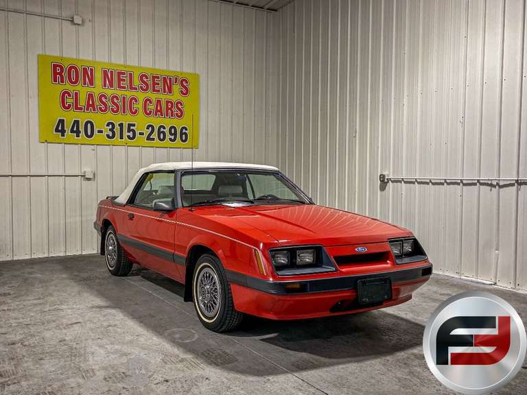 1985 FORD MUSTANG LX VIN: 1FABP2739FF176394 CONVERTIBLE