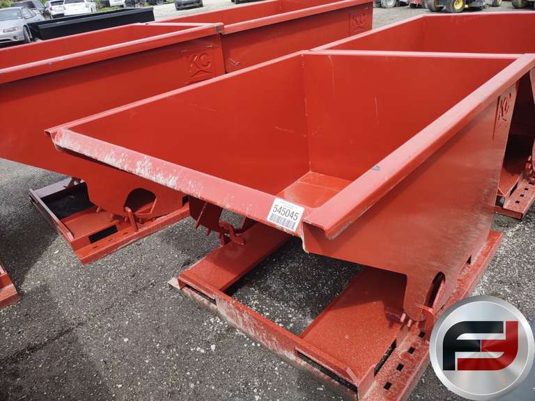 UNUSED STANDARD DUTY 1.5 CY CAPACITY DUMPING HOPPER