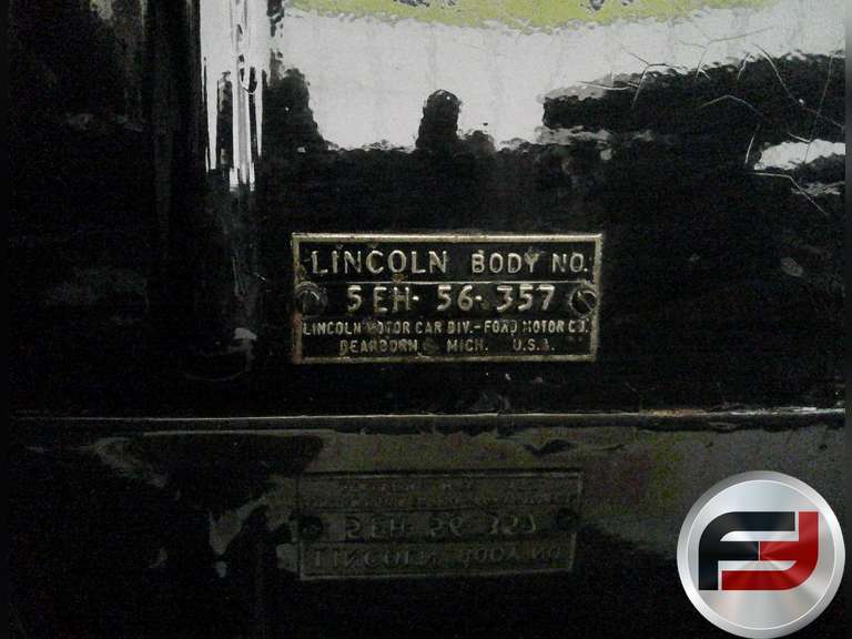 1947 LINCOLN  CONTINENTAL VIN: 7H156507 2 DOOR CONVERTIBLE