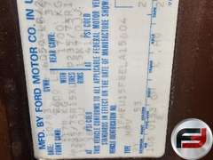 1984 FORD BRONCO VIN: 1FMEU15F8ELA15604