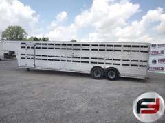 1992 SOONER ALUMINUM LIVESTOCK 38' VIN: 48HSA3023M1000191