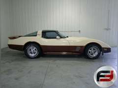 1981 CHEVROLET CORVETTE VIN: 1G1AY8766B5101368 T-TOP COUPE