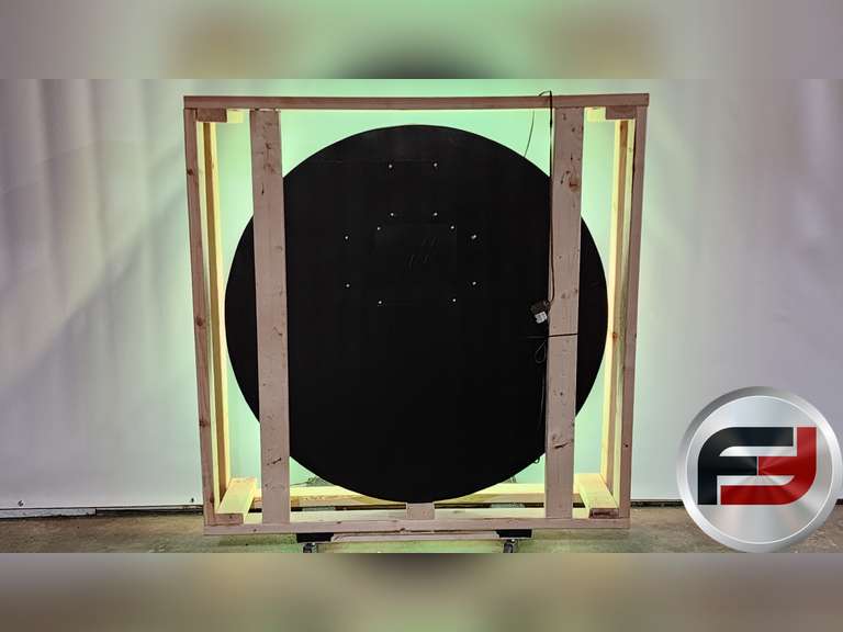 SINCLAIR PORCELAIN NEON SIGN, 48" X 48", NEW NEON GLASS,