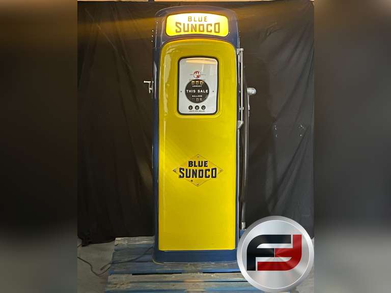 MARTIN AND SCHWARTZ, BLUE SUNOCO GAS PUMP,