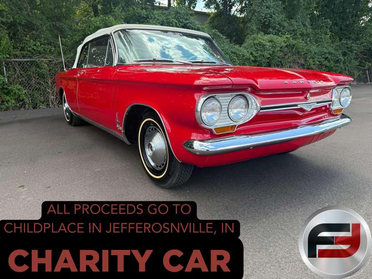 1962 CHEVROLET CORVAIR MONZA SPYDER CONVERTIBLE VIN: 20967W231955