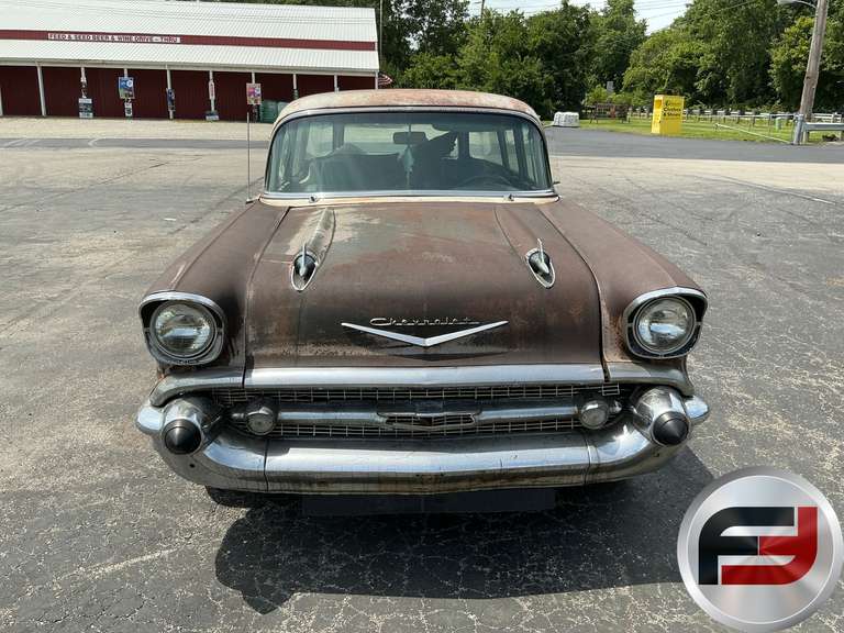 1957 CHEVROLET STATION WAGON VIN: OVB57J143254
