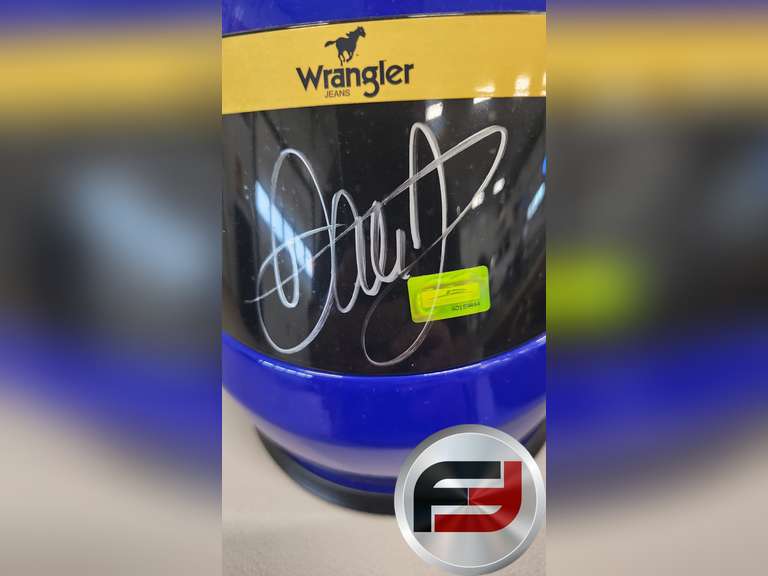 DALE EARNHARDT JR. SIGNED HELMET, HAS DALE EARNHARDT JR AUTHENTICITY