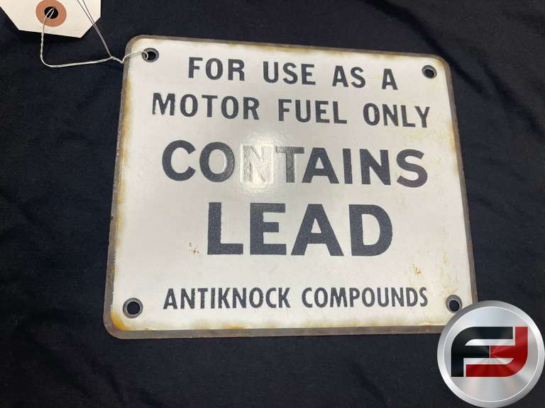 CONTAINS LEAD SIGN 5”X6”