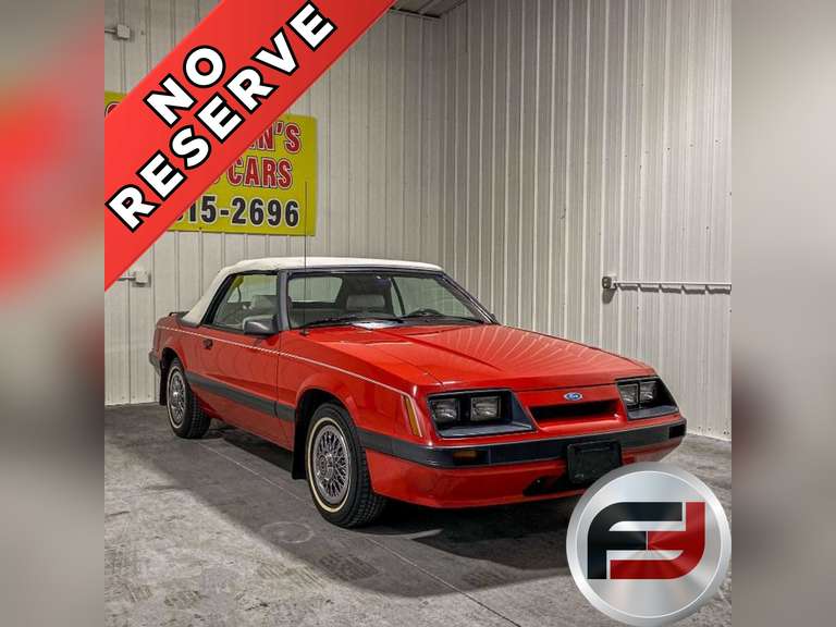 1985 FORD MUSTANG LX VIN: 1FABP2739FF176394 CONVERTIBLE