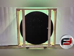 SINCLAIR PORCELAIN NEON SIGN, 48" X 48", NEW NEON GLASS,