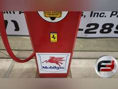 THE OLDTIMER PETROLEUM GAS PUMP, WITH ETHYL GASONLINE CORPORATION, MOBILGAS