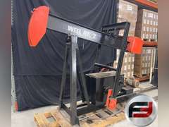 WORKING OIL PUMP WELL FROM SOUTHERN INDIANA, ELECTRIC MOTOR WITH