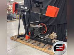 WORKING OIL PUMP WELL FROM SOUTHERN INDIANA, ELECTRIC MOTOR WITH
