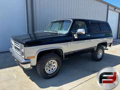 1987 CHEVROLET  SILVERADO K-5 BLAZER 4X4 SUV VIN: 1GNEV18K4HF187777