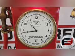 THE OLDTIMER PETROLEUM GAS PUMP, WITH ETHYL GASONLINE CORPORATION, MOBILGAS