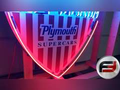 SOX & MARTIN TIN NEON SIGN, 35" X 48", NEW