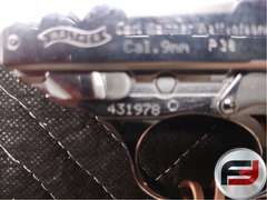 WALTHER MODEL P38 9MM SN: 431978