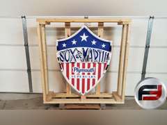 SOX & MARTIN TIN NEON SIGN, 35" X 48", NEW