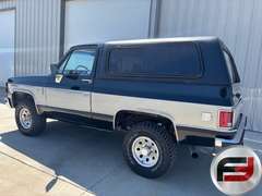 1987 CHEVROLET  SILVERADO K-5 BLAZER 4X4 SUV VIN: 1GNEV18K4HF187777