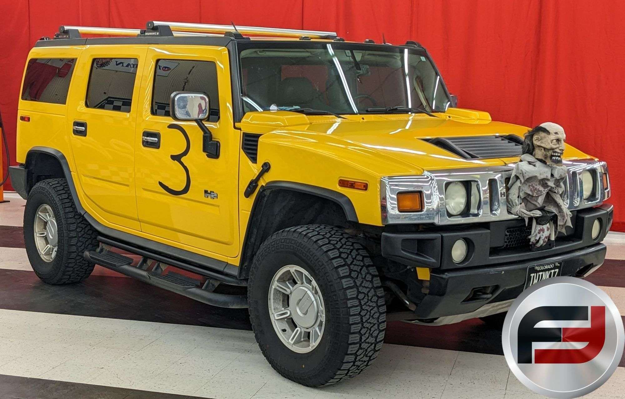 2003 HUMMER H2 ZOMBIE LAND SUV VIN: 5GRGN23U83H101009 - Freije