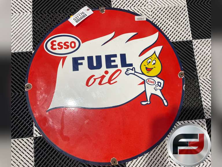 ESSO FUEL SIGN 24"