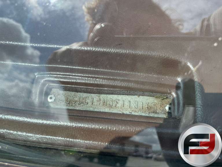 1985 CHEVROLET C/K PICKUP VIN: 2GCDC14H3F1181655 PICKUP