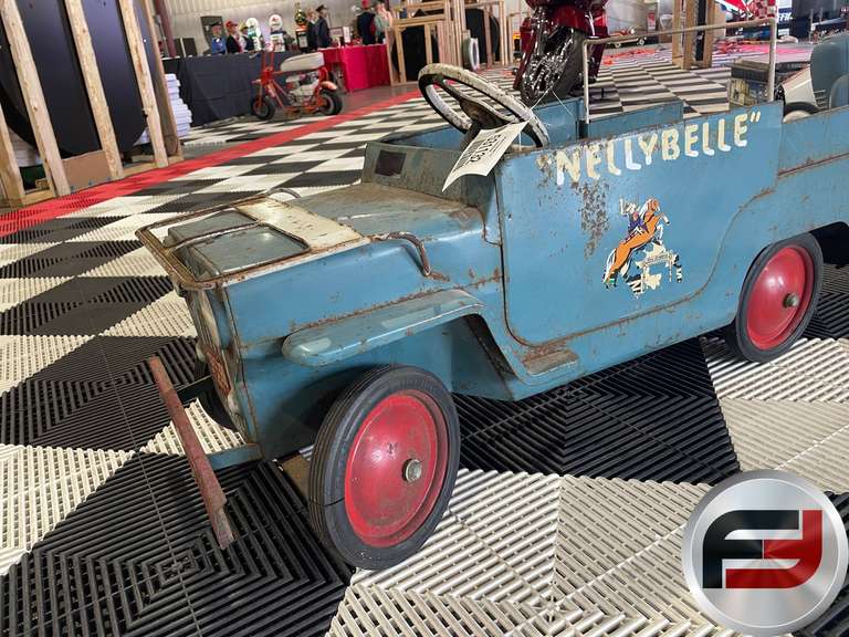 "NELLYBELLE" JEEP PEDAL CAR, 3"
