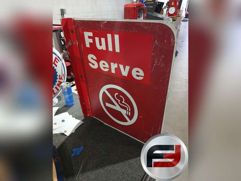 FULL SERVE NO SMOKING WALL HANGING SIGN