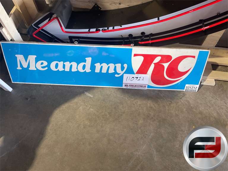 9”X40” RC COLA SIGN