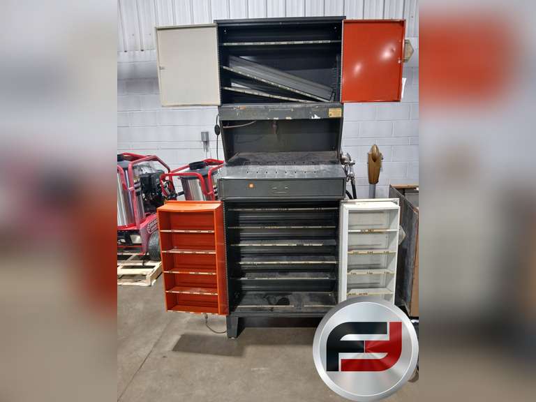 ECHLIN NAPA CABINET 30" WIDE 6' TALL WITH LIGHT