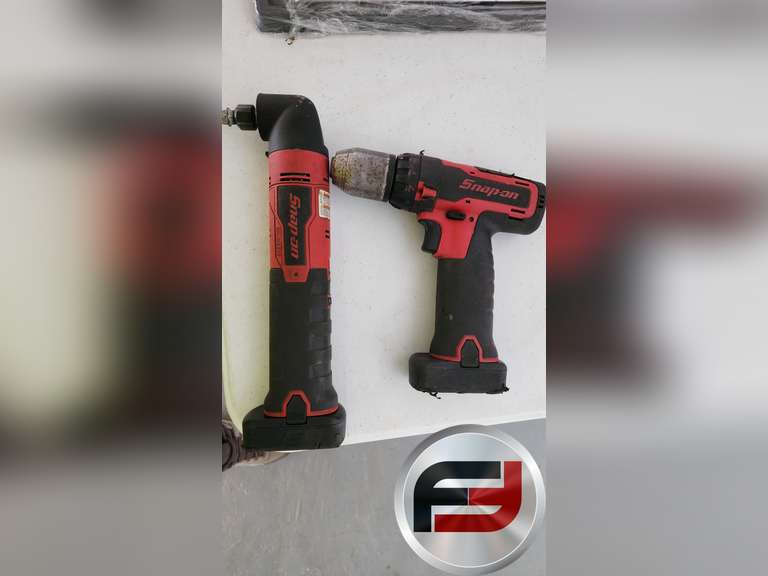 SNAP-ON CGRR861 & CDR761A RIGHT ANGLE GRINDER & DRILL
