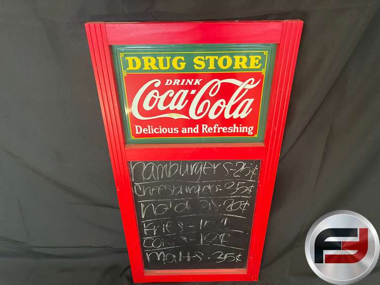 COCA-COLA CHALKBOARD SIGN, 18" X 14.25"