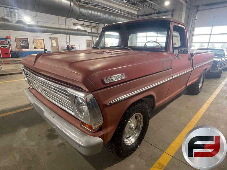 1967 FORD F100 VIN: F10YLA19802 PICKUP