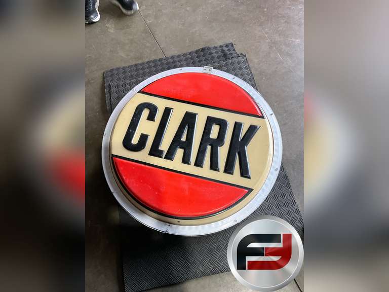 24” CLARK LIGHTED SIGN ALUMINUM HOUSING