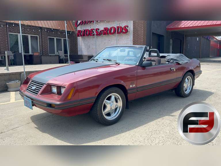 1984 FORD MUSTANG CONVERTIBLE COUPE VIN: 1FABP27M6EF131176